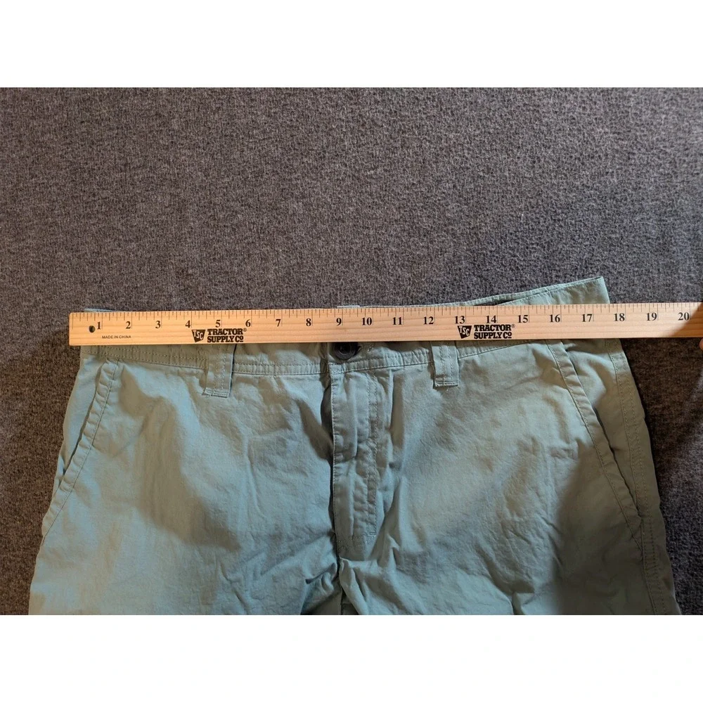 Columbia Mens Shorts Hiking Size 34 Lightweight Light Green